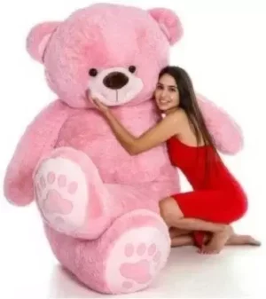 Maska Teddy bear pink color 5 Ft gift for girls