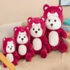 itacheehub hoodie teddy bear stuffed animal plush toy Red