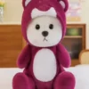 plush animal bear doll with Hoodie lovely stuffed Teddy bear