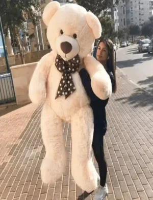 itacheehub 5 feet teddy bear gift 150cm beige colour soft toy