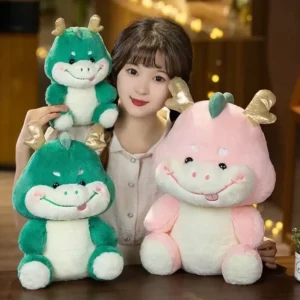 Dragon Year Cute Dragon Sitting Posture Lying Doll